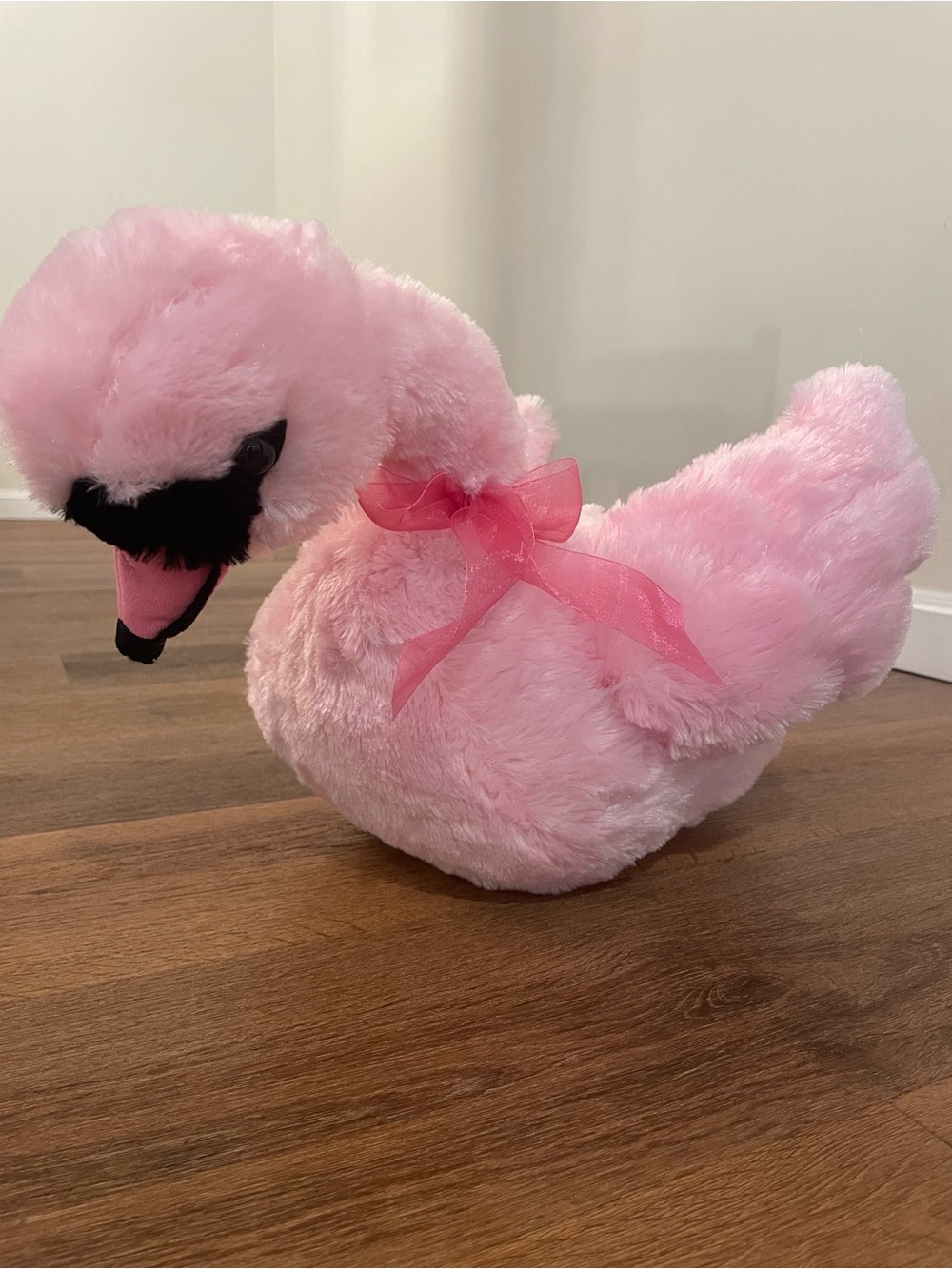 Dan Dee Pink Swan Stuffed Animal with Long Neck 17 Inches Nursery